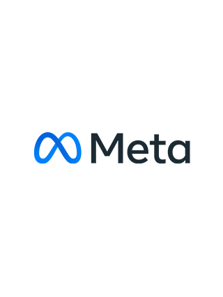 Meta logo used to present cross-platform initiative to prevent self-harm